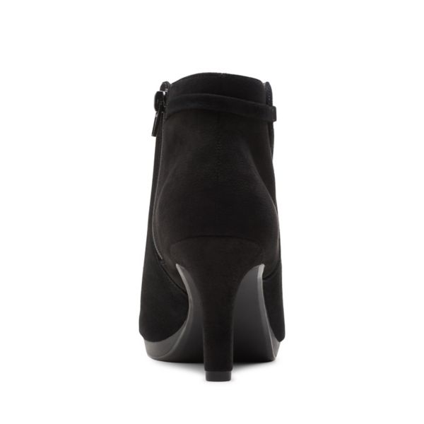 Clarks Womens Adriel Mae Ankle Boots Black | UK-8420973